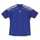 New Women ADIDAS Blue WhiTE CAMPEON Soccer Jersey. Size M MED MEDIUM SHIRT TOP