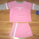 ATLANTA FALCONS CHEERLEADER UNIFORM OUTFIT JERSEY 2T PINK
