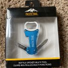 NEW PACIFIC TRAIL BLUE BOTTLE OPENER MULTI TOOL FOLDING POCKET KNIFE FLASH LIGHT