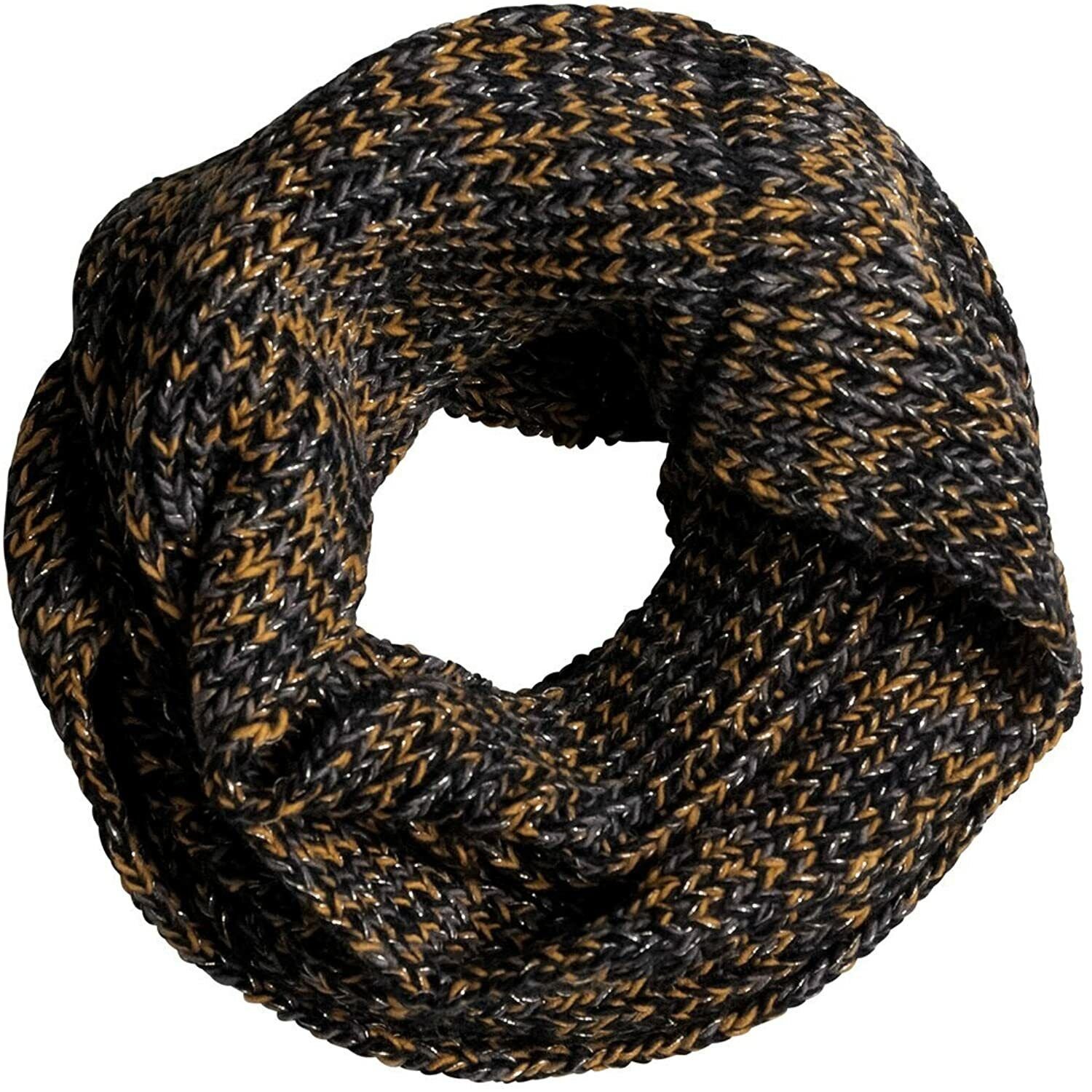 Roxy Women's Romantic RDV Scarf Anthracite One Size BLACK GREY ORANGE