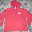 NEW ARKANSAS RAZORBACKS WOMENS HOODED SWEATSHIRT 1X ZIP 1XL
