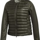 adidas Women's LARGE L Terrex Hike Bomber Down Jacket LEGEND EARTH GREEN GD1154