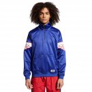 Nike Air Jordan Wings Classic Pull-Over Blue white Men's Jacket AO0406-455 Sz M