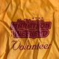 2004 WDW Disney Marathon Weekend Jacket sz Small Volunteer Windbreaker YELLOW