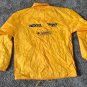 2004 WDW Disney Marathon Weekend Jacket sz Small Volunteer Windbreaker YELLOW