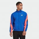 NWT Adidas Urban Q3 Track Top Multisport Jacket Royal Blue FS4048 Size L Large