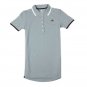 NIKE WOMENS LIFE DOUBLE CROWN SS JACQUARD POLO SHIRT NSW GREY 426665 L