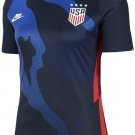 Nike USA US Soccer Women’s SMALL 2020 Breathe Stadium Away Jersey Blue Camo $90