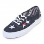 VANS AUTHENTIC STARS AND STRIPES WHITE SHOES KIDS BOYS US 11.5 NEW SKATE SK8 NIB