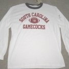 NEW REEBOK SOUTH CAROLINA GAMECOCKS SHIRT L LONG SLEEVE LARGE LG WHITE