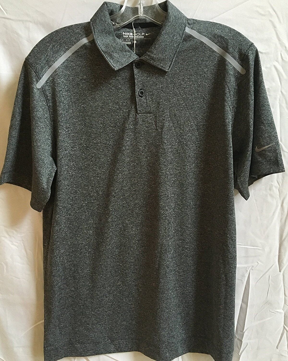 Nike Golf Men's Tour Performance Polo Shirt 639243 Gray SZ SMALL S STANDARD FIT