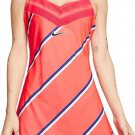 Nike Women's Slim Fit Large L Tennis Court Dress Bright Orange CI9225 644