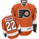Reebok NHL Philadelphia Flyers Schenn RBK Premier HOCKEY Jersey Mens LACE TOP L