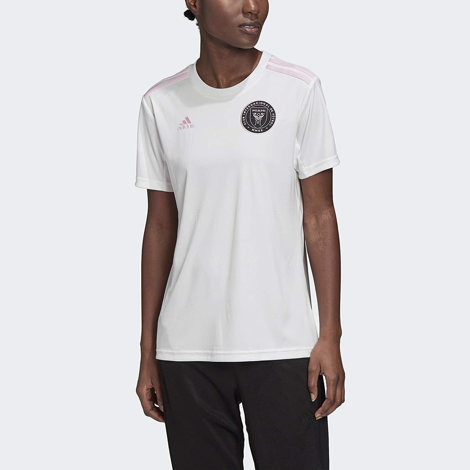 NEW adidas Inter Miami CF Home Jersey Women's White Size L LARGE NWT MLS SOCCER