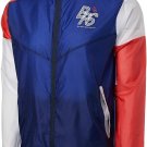 NEW Nike Blue Ribbon Sports Running Jacket, Blue Void/Track Red/White XL UNISEX