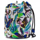 NWT Vans Sea You Later Cinch Bag 14L Washed Cotton Bag Beach Travel Cinch Bag