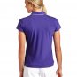 NEW NIKE GOLF WOMENS MINI STRIPE POLO SHIRT DRI FIT XLT $65 PURPLE BLACK 376974