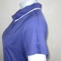 NEW NIKE GOLF WOMENS MINI STRIPE POLO SHIRT DRI FIT XLT $65 PURPLE BLACK 376974