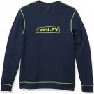 Oakley Men’s m medium Overlock Crewneck Pullover Crewneck Sweatshirt FOGGY BLUE