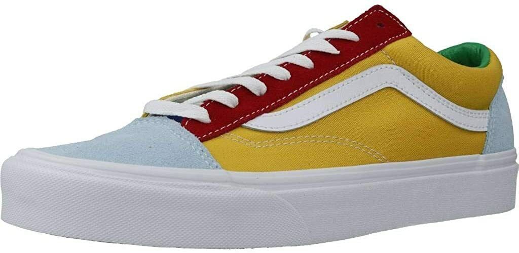 Vans Style 36 (SUNSHINE) MULTI TRUE WHITE Mens 10.5 WOMENS 12