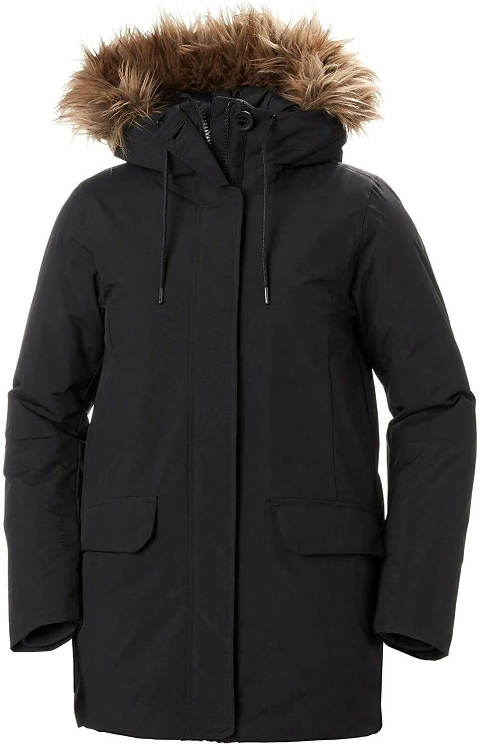NEW Helly-Hansen Womens Classic Parka Jacket 990 Black S Small BLACK 53505 990
