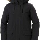 NEW Helly-Hansen Womens Classic Parka Jacket 990 Black S Small BLACK 53505 990