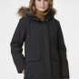 NEW Helly-Hansen Womens Classic Parka Jacket 990 Black S Small BLACK 53505 990