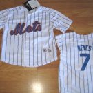 AUTHENTIC NEW YORK METS REYES JERSEY MAJESTIC 4 T 4T YOUTH MAJESTIC SMALL