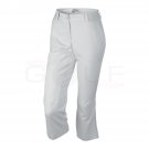 Nike Womens Modern Rise TECH CROP Pant DRI FIT GOLF PANTS 509743 100 SZ 12 WHITE