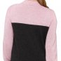 Nike Women's Heather Two Tone Sweater 542057 Wool Blend 1/2-Zip Mock Collar L LG