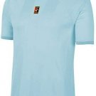 Nike Men's Tennis Court Breathe Slam Top LN XL CK9799-449 Light Blue