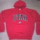 UTAH RUNNIN UTES HOODED S SWEATSHIRT HOODIE NEW SEWN