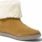 Eddie Bauer Women's LAUREL Boot NATURAL TAN BROWN SZ 7 FUR BOOTS SUEDE $150 NEW