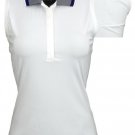 NIKE GOLF SLEEVELESS SPORTIE WOMENS POLO SHIRT DRI FIT DRY XL WHITE 553236 100