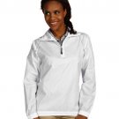 NEW CALLAWAY 1/4 ZIP FONTANA GOLF WOMENS PACKABLE WIND JACKET M MD MEDIUM WHITE