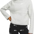 Nike Sportswear Tech Fleece Womens Hoodie Dark Grey Heather BV4473 063 SIZE M
