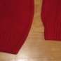 NEW CHAPS KNIT SWEATER COTTON RED 100% COTTON LARGE XXL 2XL NWT $69.50 KNITTED
