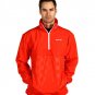UMBRO PACKABLE HALF ZIP TRACK SMITHFIELD JACKET L LARGE $70.00 60495U RED WHITE