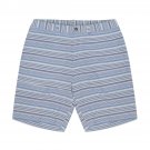 NEW RALPH LAUREN Polo Mens STRETCH Classic-Fit BLUE WHITE STRIPE CASUAL Shorts