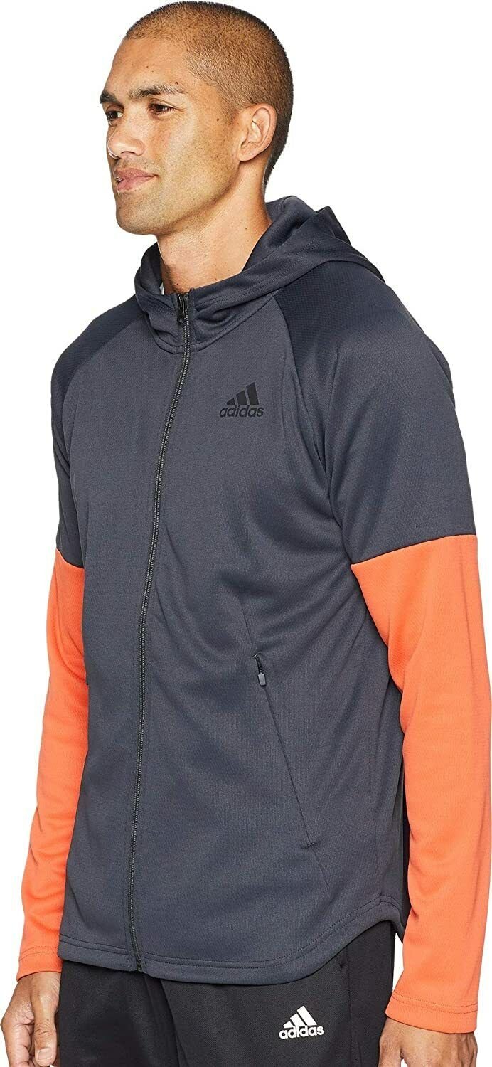 Adidas Men's Athletics Team Issue FullZip Fleece Hoodie TI LITE HOODY2