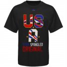 ADIDAS USA STAR SPANGLED Soccer T SHIRT BLACK COUNTRY SMALL SM S TEAM NEW NWT