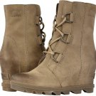 SOREL Women's 10 Joan of Arctic Wedge II Waterproof Boots Alpine ASH BROWN NEW