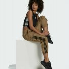 Women's Adidas Track Pants Athletic Gym Leg Run Joggers Brown GN4274 Size L $90