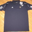 ADIDAS NOTRE DAME FIGHTING IRISH COACHES POLO SHIRT SMALL SM S NAVY