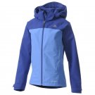 Adidas Women's Hiking OUTDOOR WALDLIGHT JACKET COAT SMALL S SM BLUE G89591 $130