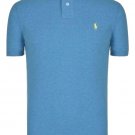 Men's Polo Ralph Lauren Fit Mesh PONY Shirt Short Sleeve Marine Heather L XXL 2X