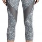 NIKE PRO HYPERCOOL WOMENS XS DRI-FIT WORKOUT TIDAL MULTI CAPRIS GREY 725473 021