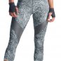 NIKE PRO HYPERCOOL WOMENS XS DRI-FIT WORKOUT TIDAL MULTI CAPRIS GREY 725473 021