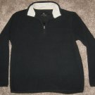 NEW WEATHERPROOF 1/2 Zip Fleece Jacket MENS MEDIUM M MD BLACK $55.00 NWT TOP