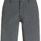 Quiksilver AMPHIBIANS DUCK DIVE MENS HEATHER BLACK HYBRID WALK SHORTS DARK GREY